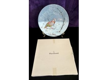 Collectible Haviland Limoges Partridge In A Pear Tree Number One In Original Box