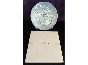Collectible Haviland Limoges 1976 Seven Swans A' Swimming In Original Box