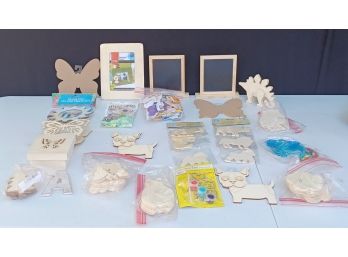 More Wooden Craft Items Including Wood Cut Outs, Sun Catcher Kits And More