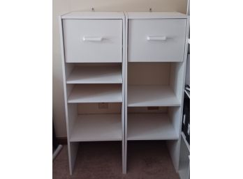 Nice White Particle Board Shelving For Storage