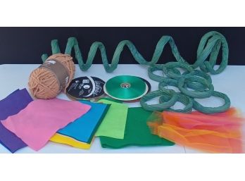 Craft Items Inc. Various Colors Of Felt And Tool, Yarn And More