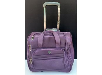 Purple TPRC Travel Bag With Casters