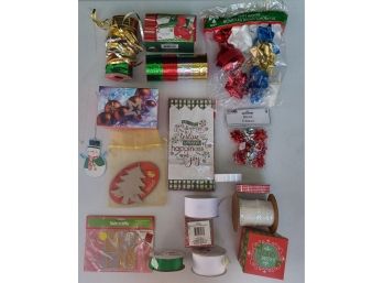 Christmas Ribbon And Decorative Boxes