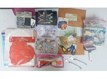 Large Misc Lot Of Craft & Office Items