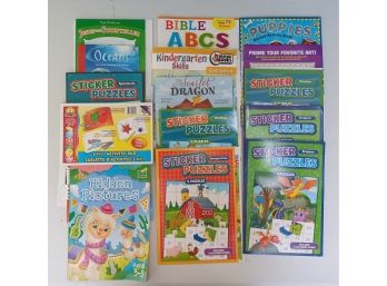 Misc. Childrens Activity Books Inc. Sticker Puzzles, Hidden Pictures And More
