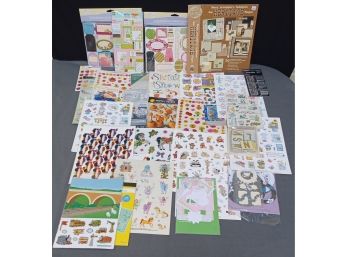Scrapbooking And Card Making Die Cuts And Stickers Mostly All New
