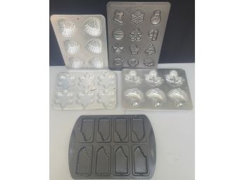 A Lot Of Baking Molds