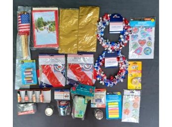 Miscellaneous Craft Items Inc. 4th Of July Decorations, Jars And More