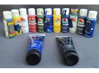 A Large Collection Of Acrylic Paint