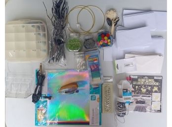 Large Misc Lot Of Craft And Office Items