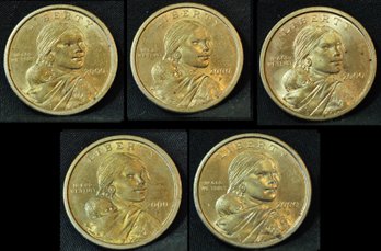 5    2000-D  2000-P   Sacagawea Dollars  UNCIRC   (Marc2)