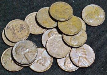 17  1944-D Lincoln Wheat Cents F / VF Nice Lot! (8dac5)