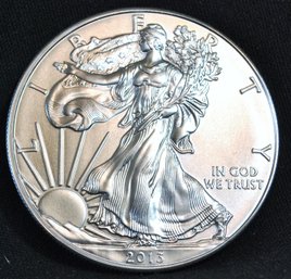 2013 American Silver Eagle Dollar BU SUPER Nice!  1 Oz .999  (eeg5)