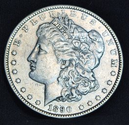 1890 Morgan Silver Dollar AU SUPER! (rap86)