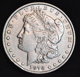 1878  Morgan Silver Dollar  VF Key Date  (cfm5)