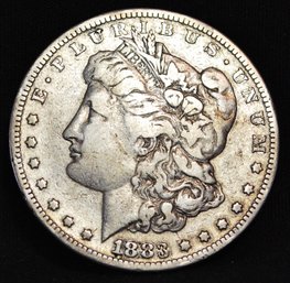 1883-S  Morgan Silver Dollar VF   (1bcv7)