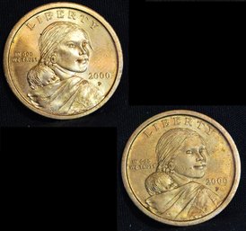 2    2000 Sacagawea Dollars UNCIRC (MLspf23)