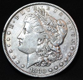 1880  Morgan Silver Dollar XF   SUPER  NICE!  (rap86)