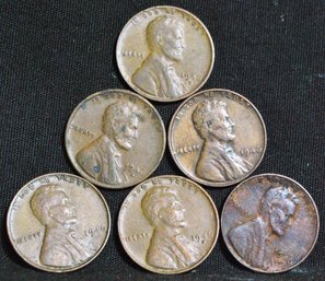6  Lincoln Wheat Cents 1946  P/S/D   (ulh2)