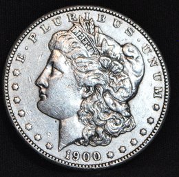 1900  Morgan Silver Dollar AU UNCIRC Nice (3cwq5)