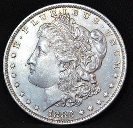 1883-O Morgan Silver Dollar BU UNCIRC  SUPER! Full Chest Feathering  (2jpz8)