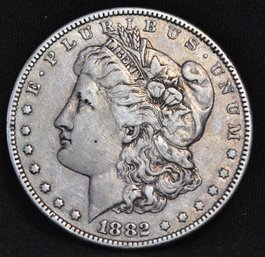 1882 Morgan Silver Dollar   (fer27)
