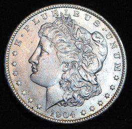 1904-O  Morgan Silver Dollar GREAT DATE!  GORGEOUS COIN! Wow! WOW!  (tnm48)