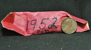 GRAB BAG! Partial Roll Of 1952-D  Lincoln Wheat Cents   (xca3)