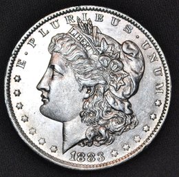 1883-O  Morgan Silver Dollar UNCIRC Full Chest Feathering  SUPER Nice! (6ann9)