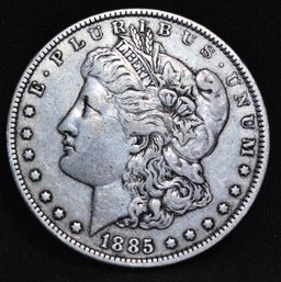 1885 Morgan Silver Dollar  VF  Plus  (mv8)