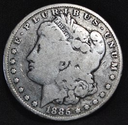 1885 Morgan Silver Dollar  Good  (zas4)
