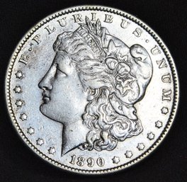 1890 Morgan Silver Dollar VF Plus  (jcd93)