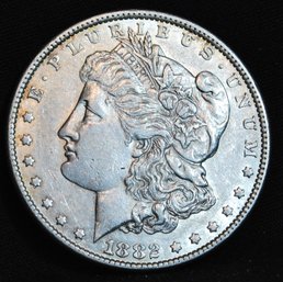 1882 Morgan Silver Dollar AU / BU  Uncirc  (urg18)