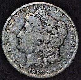 1883-O  Morgan Silver Dollar Fine  (bmd4)