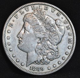 1889 Morgan Silver Dollar  F / VF  (67ret)
