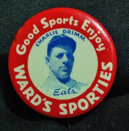 1934 WARDS SPORTIES CHARLIE GRIMM CHICAGO CUBS BASEBALL Collectible