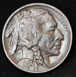 1913 Buffalo Nickel AU Just About UNCIRCULATED  NICE COIN!  (3acz2)