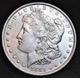 1881-O Morgan Silver Dollar VF / VF  Plus  NICE!  (ucp9)