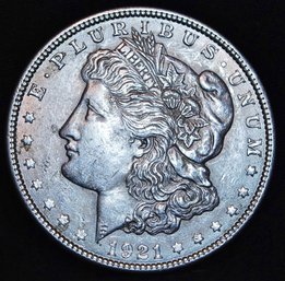1921 Morgan Silver Dollar XF / AU (6cce3)