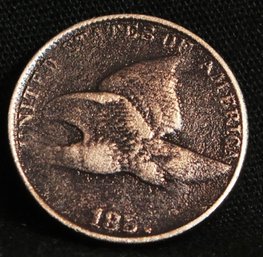 1857 Flying Eagle Cent   (3crs7)