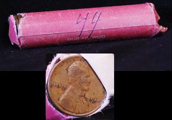 Roll Of 1944 Lincoln Wheat Cents UNSEARCHED (9acf6)