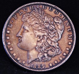 1889 Morgan Silver Dollar UNCIRC BEAUTIFUL! Full Chest Feathers!  (8kap2)