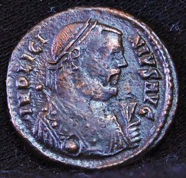 Ancient Roman Coin Licinius Rare Camp Gate Version! Circa 300AD XF SUPER!!!  Bronze (tye43)