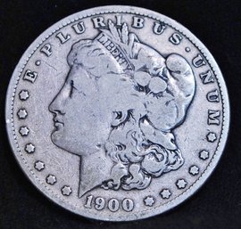 1900-S Morgan Silver Dollar Good Date! VG  (6abc8)