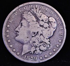 1879 Morgan Silver Dollar Good Date  (cfcc2)