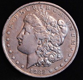 1882-CC Carson City Morgan Dollar XF  Better! Nice Coin! Sharp (5ouv3)