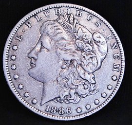 1886-O Morgan Silver Dollar Key Date! Super Coin! VF / XF (cck92)