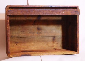 Vintage Dangerous High Expolsives Crate Wood Box TNT Dove Tail Box GREAT PATINA!