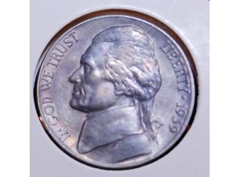 1939-P Jefferson Nickel BU / Proof-like SUPERB! (url2)