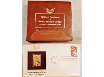 1983-1984  Golden Replicas Of United States Stamps 22kt Gold Proofs W/First Day Issues In Album SUPERB! (LLh3